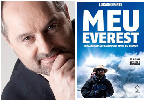Luciano Pires e o livro - Meu Everest